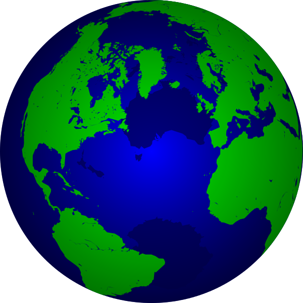 Globe - Blue and Green