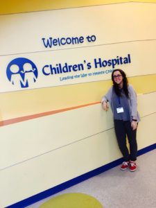 Jane at Children's Hospital