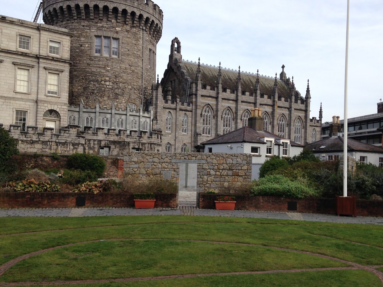 The Castle Gardens at Dublin Castle